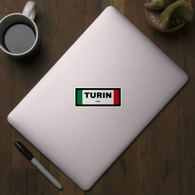 Turin City in Italian Flag by aybe7elf